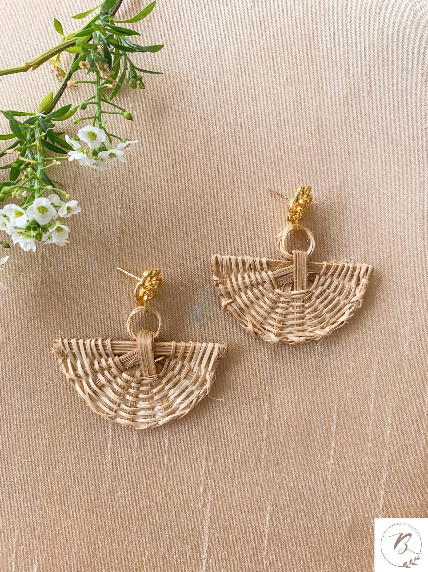Amy - Rattan Native Earrings