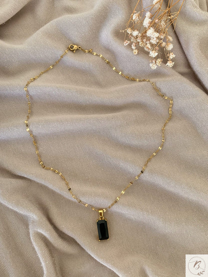 Classic Black Stone Pendant