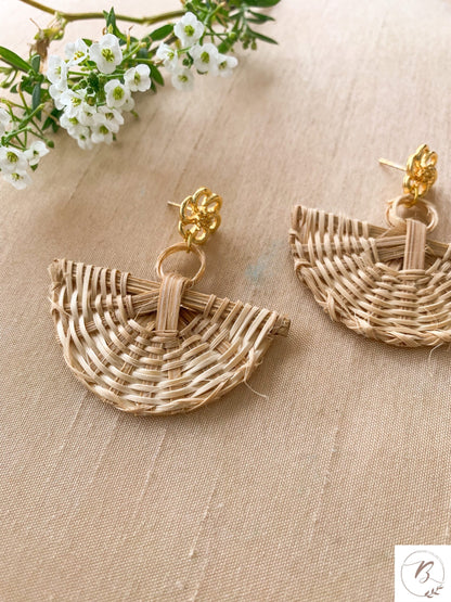 Amy - Rattan Native Earrings