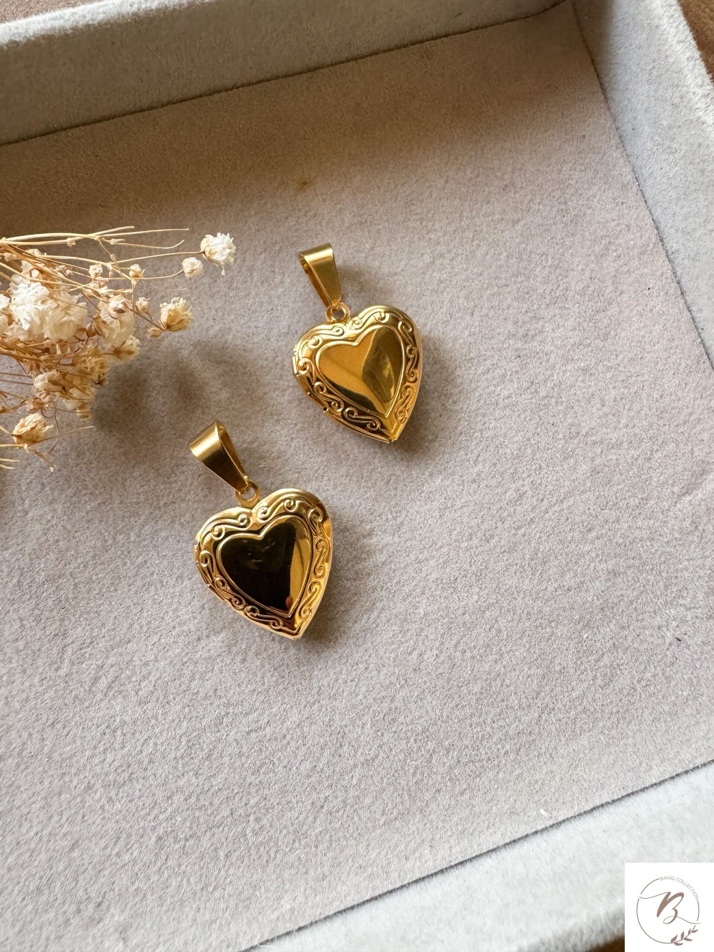 Floral Heart Locket