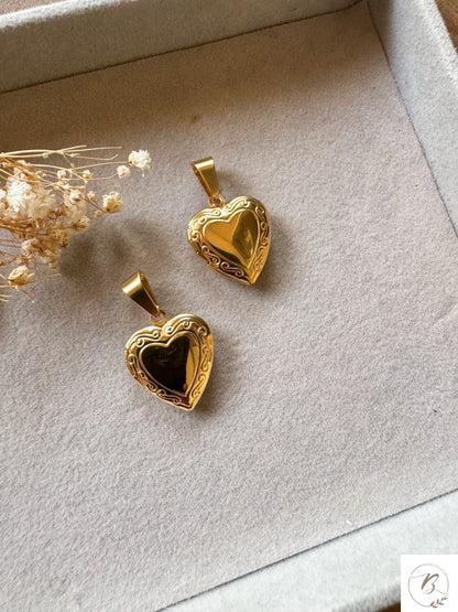 Floral Heart Locket