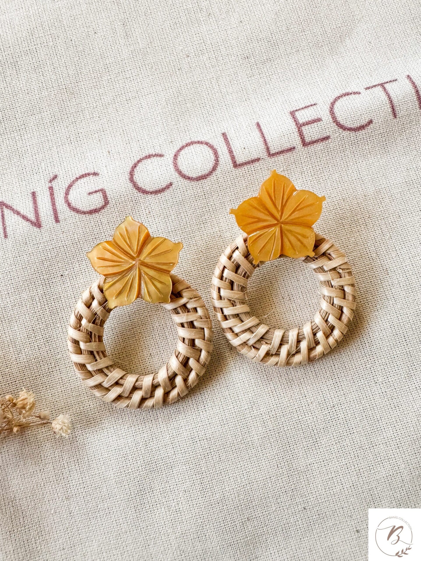 Likha Rattan Earrings
