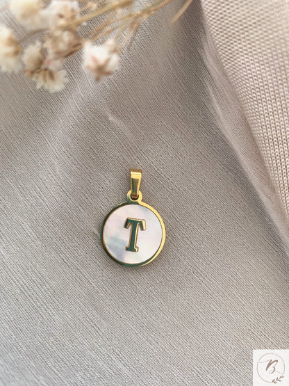 Mother of Pearl Initials