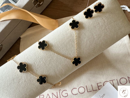 Noir Black Earrings