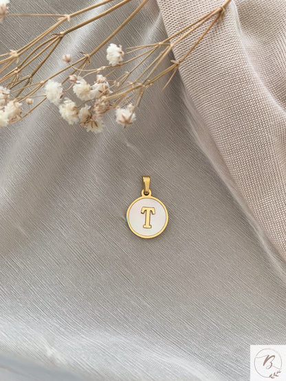 Mother of Pearl Initials