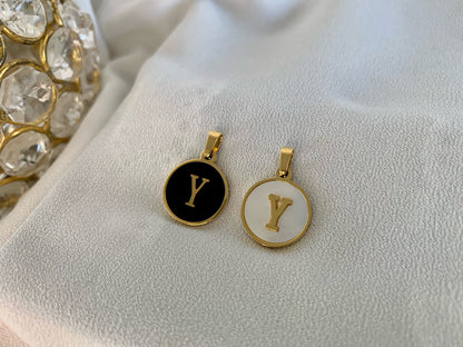 Mother of Pearl Initials