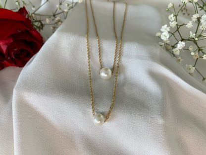Pearl Lavaliere Choker Necklace