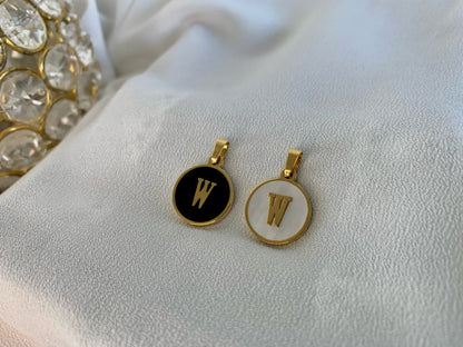 Mother of Pearl Initials