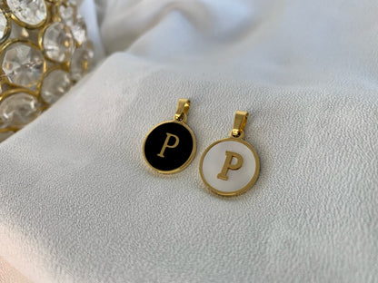 Mother of Pearl Initials