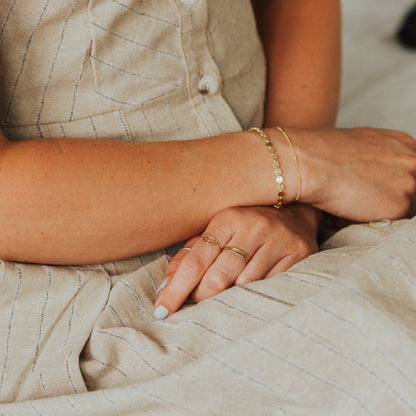 Minimalist Coin Bracelet