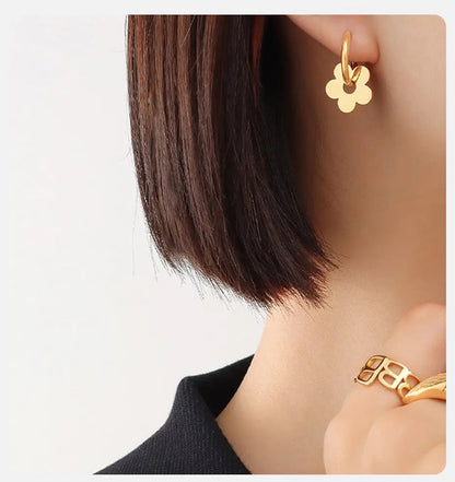 Flower Drop Earrings