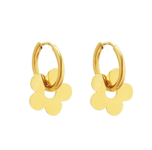Flower Drop Earrings
