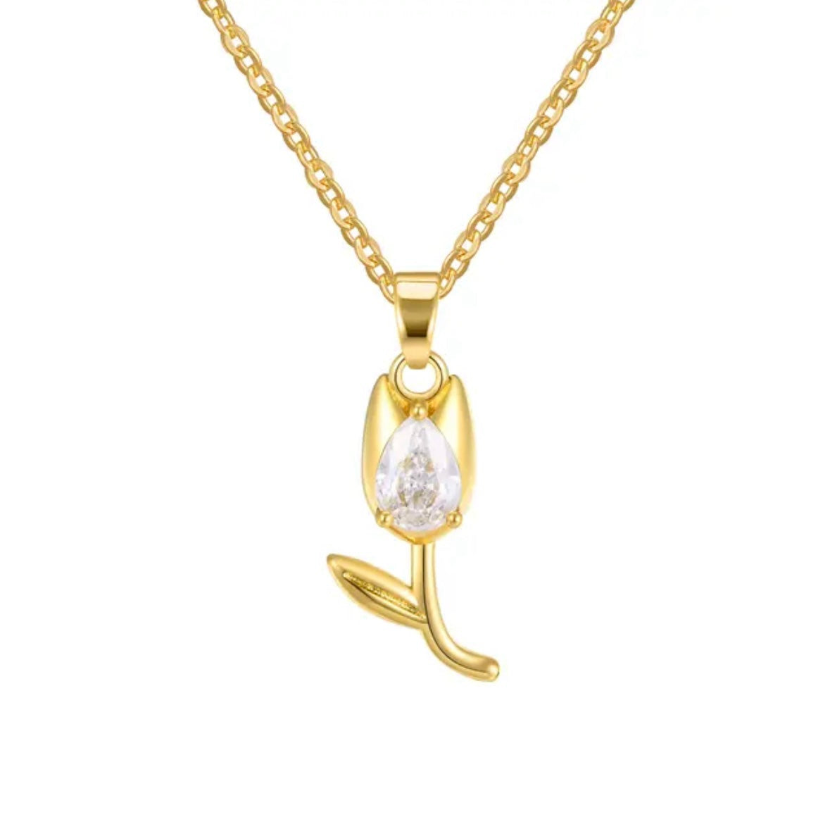 Tulip Pendant Necklace