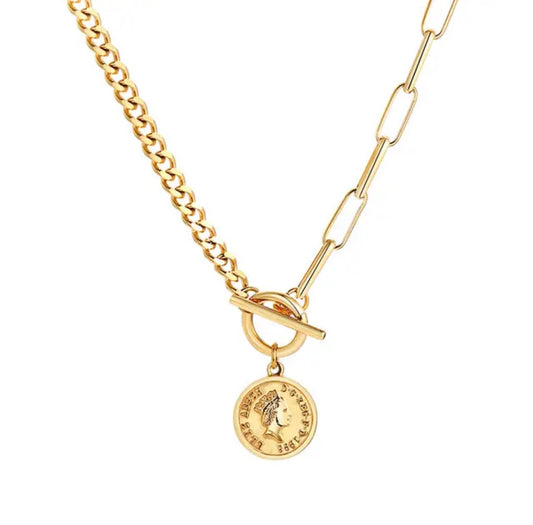 Elizabeth Coin Neclace