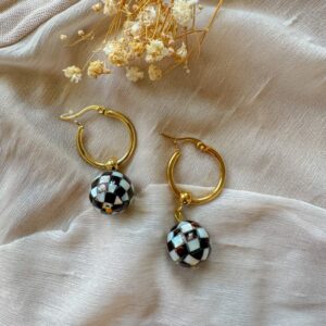 Lisa Mosaic Hoops